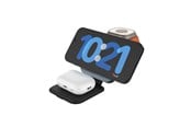 Mobil - Adaptere & Opladere - FIXED MagFlex Alu 3in1 foldable wireless charger stand - FIXMFLE-AL-GR