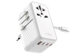 Mobil - Adaptere & Opladere - FIXED Travel Charger USB-C/-A 85W EU/UK/USA/AUS - White - FIXCT85-4C1A