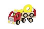 Trælegetøj - Goki Wooden Truck Low Loader - 55963