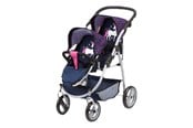 Dukke, bamse og udstyr - Bayer Design Twin Pram - Navy - 26554AA