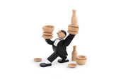 Gadget - Kikkerland - Stacking Game Dont Tip The Waiter (GG67) - GG67