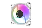 Kabinet Køler - Darkflash DR08 Cooling Fan (White) - Kabinet køler - 120mm - Hvid med RGB - 30 dBA - DR08 White