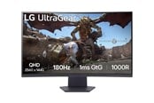 Skærm - 32" LG 32GS60QC-B - 2560x1440 (QHD) - 180Hz - VA - 32GS60QC-B