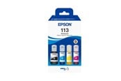 Blæk, Toner & Forbrugsstoffer - Epson 113 Multipack - 4-pack - black yellow cyan magenta - original - ink refill - C13T06B640