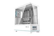 Kabinet - Darkflash DY451 PRO computer case with fan (white) - Kabinet - Miditower - Hvid - DY451 PRO White