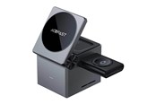 Mobil - Adaptere & Opladere - Acefast Wireless charger 3 w 1 E18 15W (metal gray) - E18