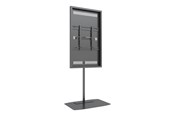 Vægbeslag, AV-Beslag & AV-Møbler - Multibrackets M Pro Series mounting kit - for flat panel - single pole slim floorbase - black RAL 9005 - Maks 50 kg - Maks størrelse 55" - 7350022738201