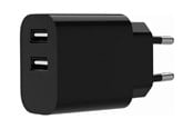 Mobil - Adaptere & Opladere - Gembird Universal USB charger 2.4A 2-port - Black - TA-UC-2A12-01-BK
