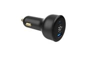 Mobil - Adaptere & Opladere - Gembird Car Power Adapter with LCD display - USB Type-C PD - 30W - TA-UC-AC2PD30LCD-CAR-01