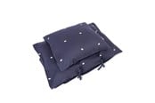 Legetøj - Filibabba Baby sengetøj GOTS (70x100 cm) - Broderet Hvalen Christian - Midnight - FI-03293