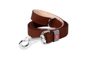 Hunde - Waudog Natural Leather Dog Leash Brown 14mm Wide 122cm Long - 08136