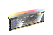 RAM - Corsair Vengeance RGB DDR5-8000 - 48GB - CUDIMM for Intel - CL38 - Dual Channel (2 pcs) - Intel XMP - Sølv med RGB - CMHC48GX5M2X8000C38