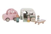 Trælegetøj - Little Dutch Toy Car with Caravan - LD8022