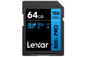 Hukommelseskort - Lexar Pro 800X SD - 150MB/s - 64GB - LSD0800P064G-BNNNG