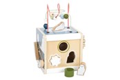 Babylegetøj - Small Foot - Wooden Motor Activity Cube Arctic - 12451