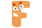 Kreativt Legetøj - Small Foot - Wooden Animal Children's Letter - F - 12513