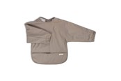 Baby Udstyr - Filibabba Hagesmæk m. ærmer - Warm Grey - FI-03344