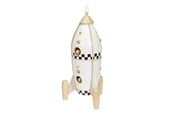 Babylegetøj - Classic World Wooden Construction Rocket 51 pcs. - 50528