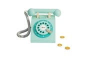 Rolleleg - Classic World Wooden Retro Telephone Turquoise - 50551