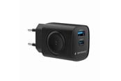Mobil - Adaptere & Opladere - Gembird 2-in-1 20W Apple Watch + phone fast charger - Black - TA-UC-PDQCW20-01-BK