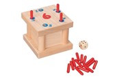 Legetøj - Goki Wooden Tricky 6 Pegs Game - 56799