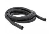 Netværkstilbehør - DeLOCK Braided Sleeve self-closing 2m x 19mm black - 18855