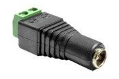 Strømkabel (intern) - DeLOCK Adapter DC 2.1 x 5.5 mm female > Terminal Block - 65421