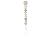 Babylegetøj - Goki Wooden Pacifier Chain Star Gray - 65305