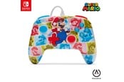 Spil tilbehør - PowerA Enhanced kablet controller til Nintendo Switch - Mario Hero Reel - Wired Controller - Nintendo Switch - NSGP0282-01