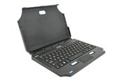 Tastatur - Gamber-Johnson LLC Gamber-Johnson 2-in-1 - keyboard and folio case (case) - attachable compact - with touchpad mouse buttons - AZERTY - French Input Device - Tastatur & Folio sæt - Fransk - Sort - 7160-1869-03