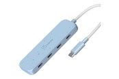 USB hub - j5create JCH345EC - hub - USB-C - 4 ports USB hub - USB 3.2 - 4 ports - Blå - JCH345EC-N