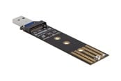 Harddisk - tilbehør - DeLOCK Interface Adapter - M.2 Card (PCIe NVMe & SATA) - USB 3.2 (Gen 2) - 64197
