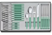 Borddækning - Victorinox Swiss Modern Cutlery Set 24 pcs. mint green - 6.9096.11W41.24
