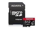 Hukommelseskort - A-Data High Endurance MicroSD/SD - 100MB/s - 512GB - AUSDX512GUI3V30SHA2-RA1