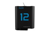 Batterier & batterigreb - TELESIN lithium battery for GoPro Hero 12/11/10/9 (blue) - S0-ECB-02-TGP