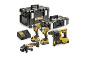 Værktøj - Dewalt DCK422P3-QW 18V XR Brushless 4 Piece Kit - 3 X 5Ah - DCK422P3-QW