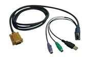 KVM-kabel - Tripp Lite 6ft USB / PS2 Cable Kit for KVM Switches B020-U08 / U16 & B022-U16 6' - keyboard / video / mouse (KVM) cable - 1.8 m - P778-006