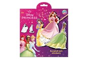 Kreativt Legetøj - Creative Craft Group - Scratch Art Stickers - Disney Princess 6 pcs. - 045200