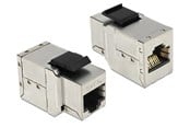 Netværkstilbehør - DeLOCK Keystone Module RJ45 jack > RJ45 jack Cat.6A - 86166