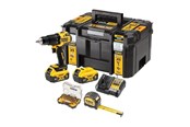 Værktøj - Dewalt DCZ100P2KT-QW 100 year XR 18V ​​5Ah drill kit measurement and accessories box - DCZ100P2KT-QW