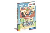 Puslespil - Clementoni Jigsaw Puzzle Super Color Bluey 2x60pcs. Floor - 24813