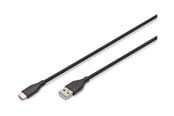 USB kabel - DIGITUS - USB-C cable - USB to 24 pin USB-C - 50 cm - AK-300340-005-S