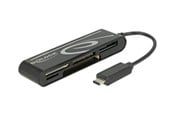 Hukommelseskort - adapter og kortlæser - DeLOCK USB 2.0 Card Reader USB Type-C male 5 Slots - 91739