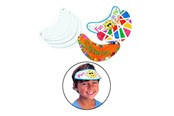 Kreativt Legetøj - Colorations - Make and Decorate your own Sun Visor White Set of 24 - CHVISORHA