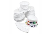 Kreativt Legetøj - Colorations Decorate your own Canvas Fisherman Hat Set of 10 - BUCKHAT