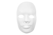 Kreativt Legetøj - Creativ Company - Plastic Mask White 24x25.5cm - 592420