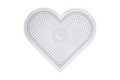 Kreativt Legetøj - Creativ Company Iron-on bead plate Heart Clear - 753030