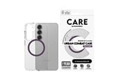 Mobil - Covers & Cases - CARE by PanzerGlass Flagship Case Transparent Urban Combat w. Plum Purple QI Compatible Samsung Galaxy S25 - CRRFUTCG38388