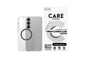 Mobil - Covers & Cases - CARE by PanzerGlass Flagship Case Transparent Urban Combat w. Plum Purple QI Compatible Samsung Galaxy S25+ - CRRFUTCG37942