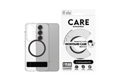 Mobil - Covers & Cases - CARE by PanzerGlass Feature Case Transparent w. Black Kickstand & QI Compatible Samsung Galaxy S25 - CRRFBKQG38388